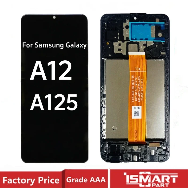 Для Samsung Galaxy A12 A125 ЖК-дисплей с сенсорным экраном и дигитайзером в сборе A125F SM-A125F Замена
Для Samsung Galaxy A12 A125 ЖК-дисплей с сенсорным экраном и дигитайзером в сборе A125F SM-A125F Замена