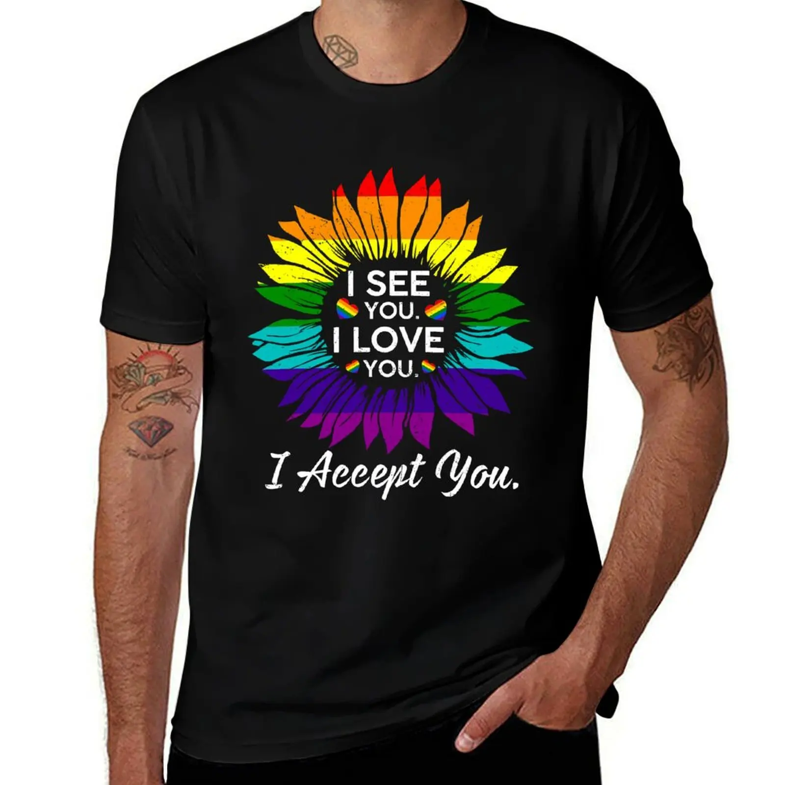 LGBTQ Ally Gay Pride I See You Love I Accept You T-Shirt oversized anime t shirts quick-drying men t shirts
LGBTQ Ally Gay Pride I See You Love I Accept You T-Shirt oversized anime t shirts quick-drying men t shirts