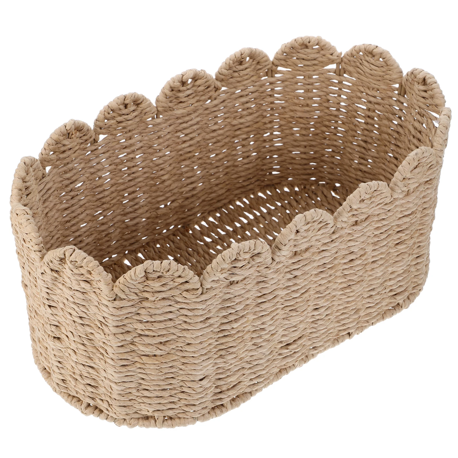 Paper Rope Storage Basket Fan Shaped Iron Frame Neutral Color Bathroom Bedroom Pantry Nursery Toy Makeup Desk Artisanal
Paper Rope Storage Basket Fan Shaped Iron Frame Neutral Color Bathroom Bedroom Pantry Nursery Toy Makeup Desk Artisanal