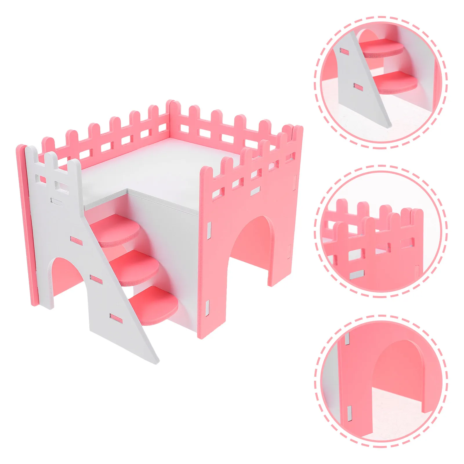 1Set Pink Hamster Hideout Large Multi-Chamber PVC Small Animal Hut Removable Detachable Design Guinea Pig Hideaway Rat
1Set Pink Hamster Hideout Large Multi-Chamber PVC Small Animal Hut Removable Detachable Design Guinea Pig Hideaway Rat