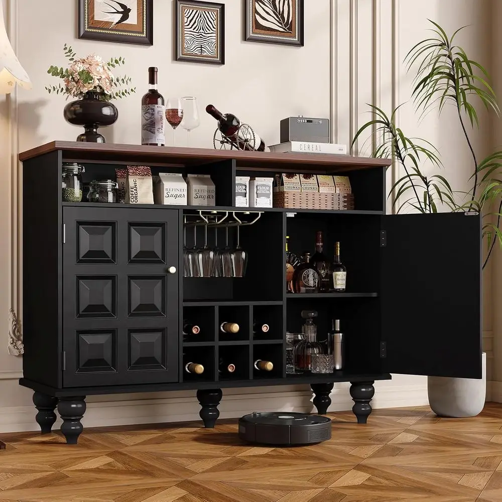 Century-Ern Wine Bar Cabinet: Storage, Rack, Glass Holder for Living/Dining Rooms
Century-Ern Wine Bar Cabinet: Storage, Rack, Glass Holder for Living/Dining Rooms