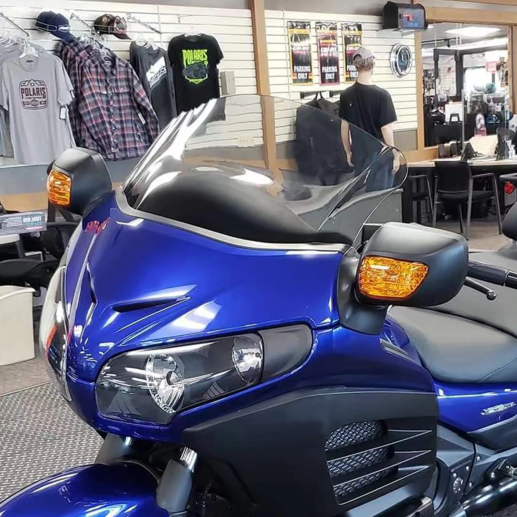 2013-2017 For Honda Gold Wing GL1800B F6B Motorcycle Heightened Windshield Windscreen Deflector Spoiler Dark Gray PC
2013-2017 For Honda Gold Wing GL1800B F6B Motorcycle Heightened Windshield Windscreen Deflector Spoiler Dark Gray PC