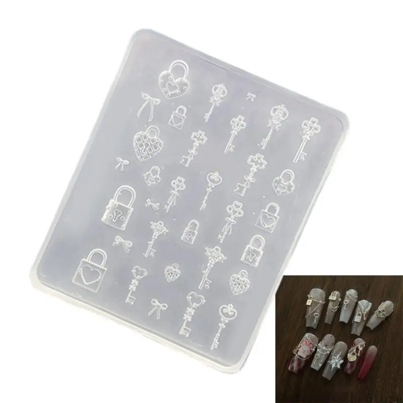 Art Moulds Silicone Template Designing Tool Lock Theme Silicone Handmade Molds for Manicure Creation
Art Moulds Silicone Template Designing Tool Lock Theme Silicone Handmade Molds for Manicure Creation