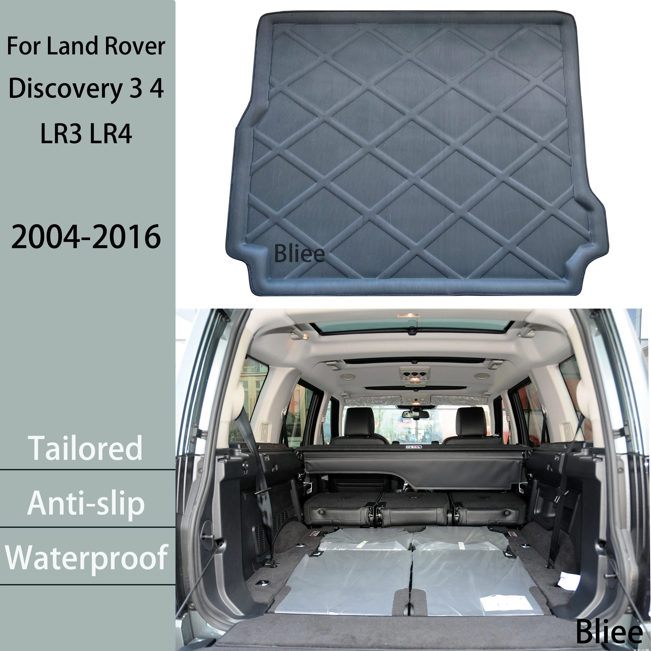 For Land Rover Discovery 3 4 LR3 LR4 L319 2005 - 2016 Car Rear Trunk Mat Cargo Liner Boot Floor Tray Carpet 3D EVA Accessories
For Land Rover Discovery 3 4 LR3 LR4 L319 2005 - 2016 Car Rear Trunk Mat Cargo Liner Boot Floor Tray Carpet 3D EVA Accessories