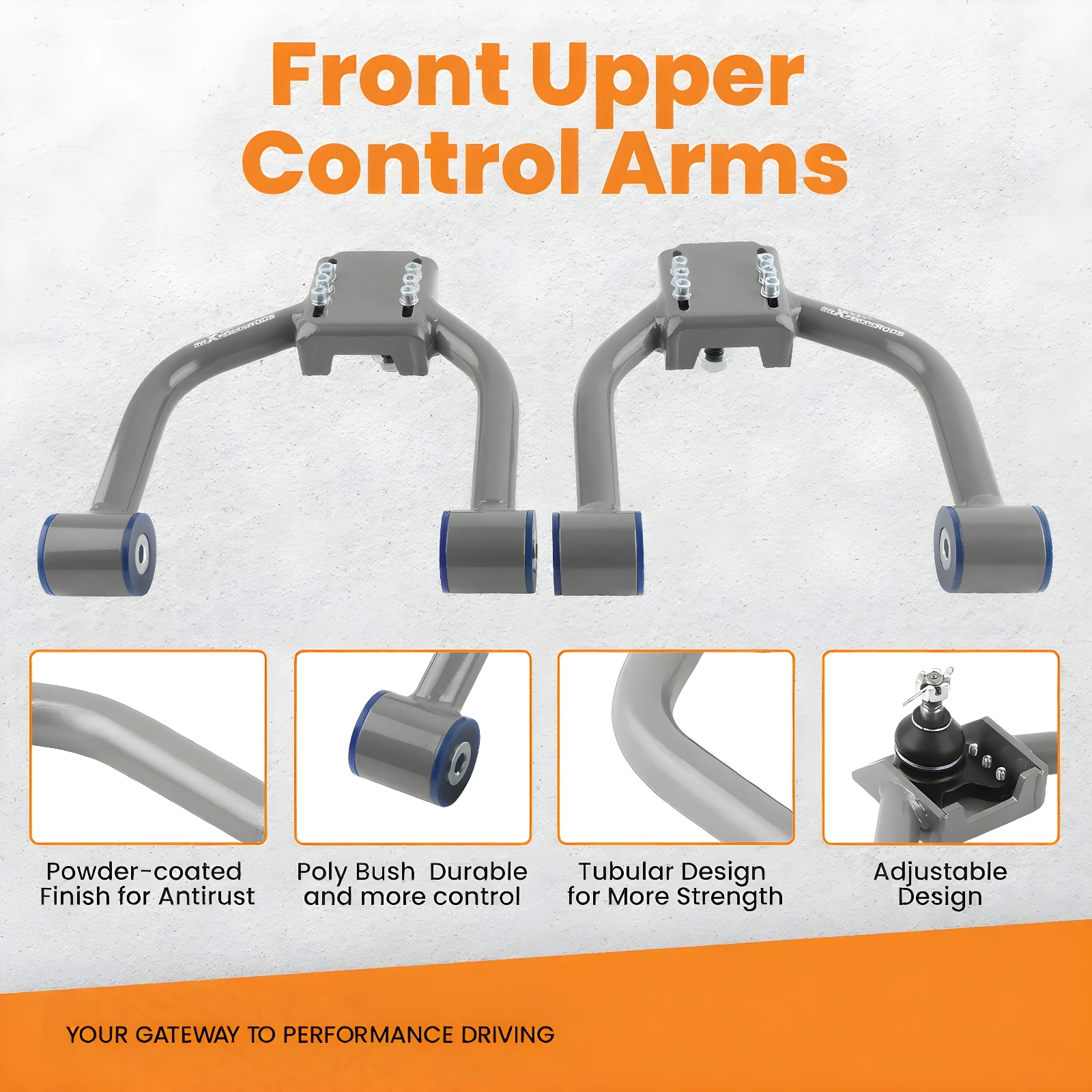 Front Adjustable Camber Arm Kit Control Arms Set For Lexus IS300 XE10 01-05
Front Adjustable Camber Arm Kit Control Arms Set For Lexus IS300 XE10 01-05