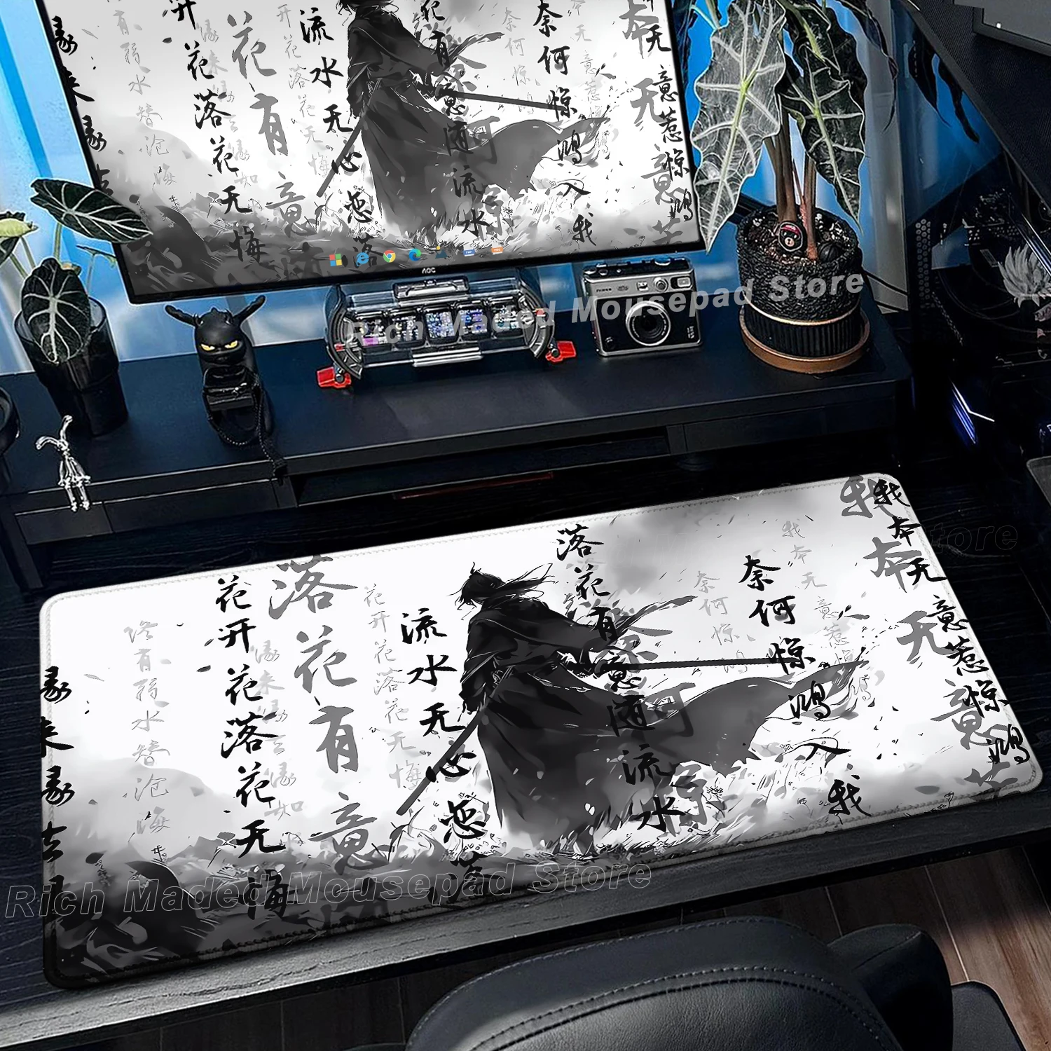 Japanese Sakura Samurai Black Mouse Pad Computer Gamer Table Mat Desk PC Mousepad 900x400 Gaming Computer Mat Laptop accessories
Japanese Sakura Samurai Black Mouse Pad Computer Gamer Table Mat Desk PC Mousepad 900x400 Gaming Computer Mat Laptop accessories