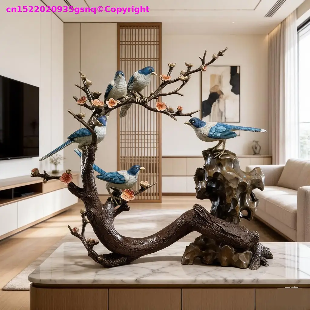 Exclusive lucky Copper sculpture Joyful art ornament 2026 NEW HOME decor plum blossom good luck birds Recruiting wealth carving
Exclusive lucky Copper sculpture Joyful art ornament 2026 NEW HOME decor plum blossom good luck birds Recruiting wealth carving