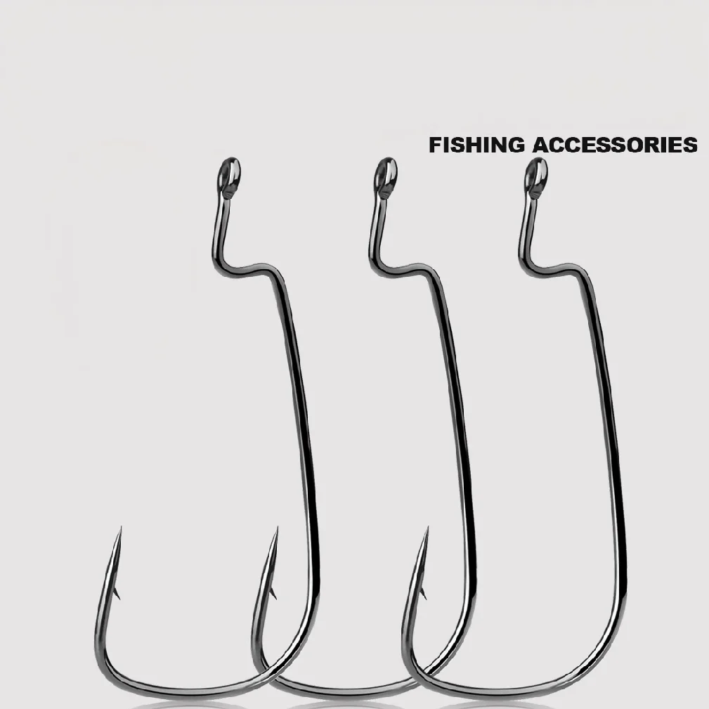 9KM 50Pcs Ewg Hooks Bass Hooks For Texas Rig Wide Gap Offset Worm Fishing Hooks Saltwater Offset Hook Freshwater
9KM 50Pcs Ewg Hooks Bass Hooks For Texas Rig Wide Gap Offset Worm Fishing Hooks Saltwater Offset Hook Freshwater