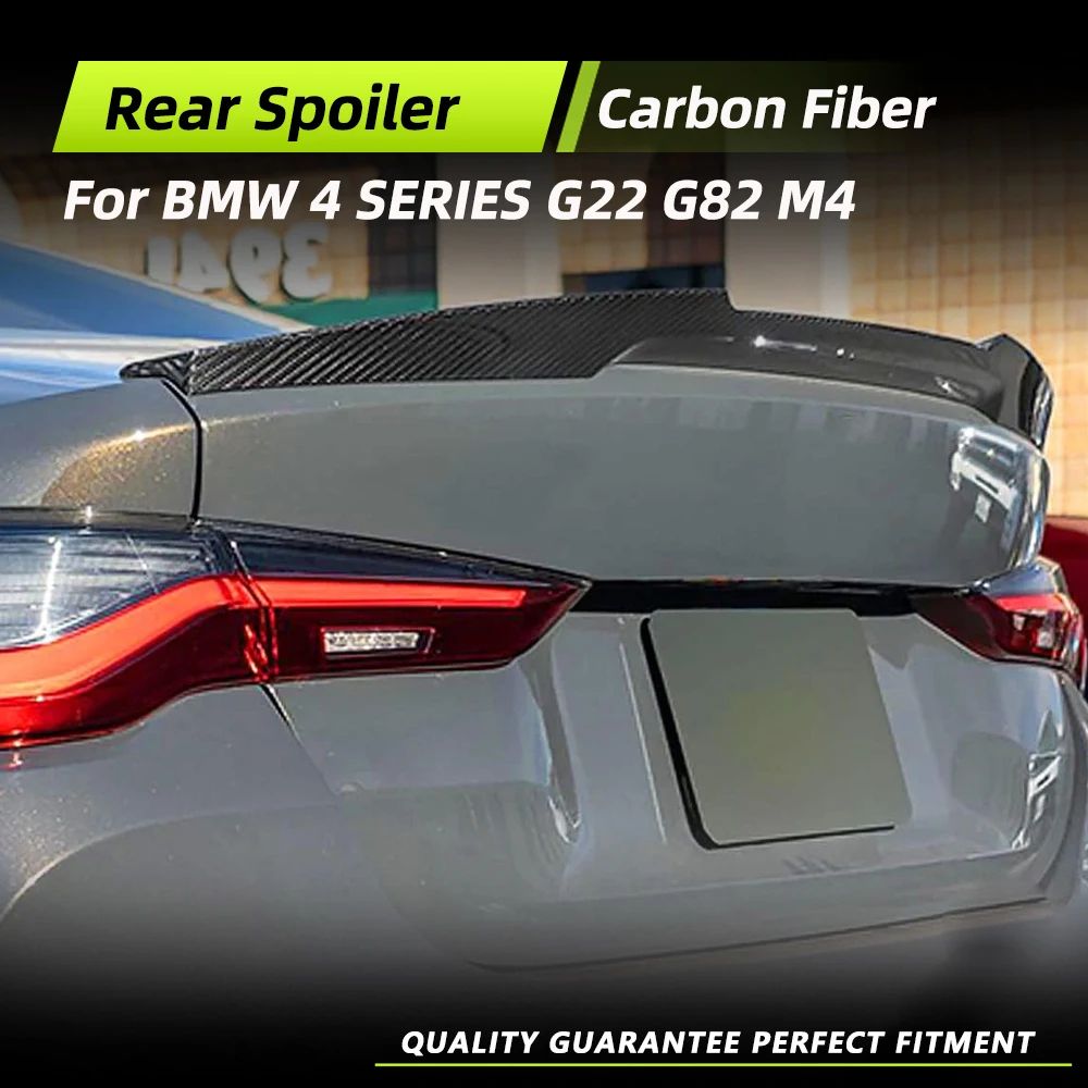 Car Rear Trunk Raing Spoiler Wing Lip for BMW 4 Series G22 430i G82 M4 Carbon Fiber Car Rear Trunk Boot Lip Wing Spoiler
Car Rear Trunk Raing Spoiler Wing Lip for BMW 4 Series G22 430i G82 M4 Carbon Fiber Car Rear Trunk Boot Lip Wing Spoiler