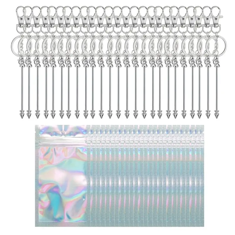 A32HOT-Beadable Keychains Making Kit Chain Making Kit Fordiy Keychain Making Beadable Keychain Bars
A32HOT-Beadable Keychains Making Kit Chain Making Kit Fordiy Keychain Making Beadable Keychain Bars