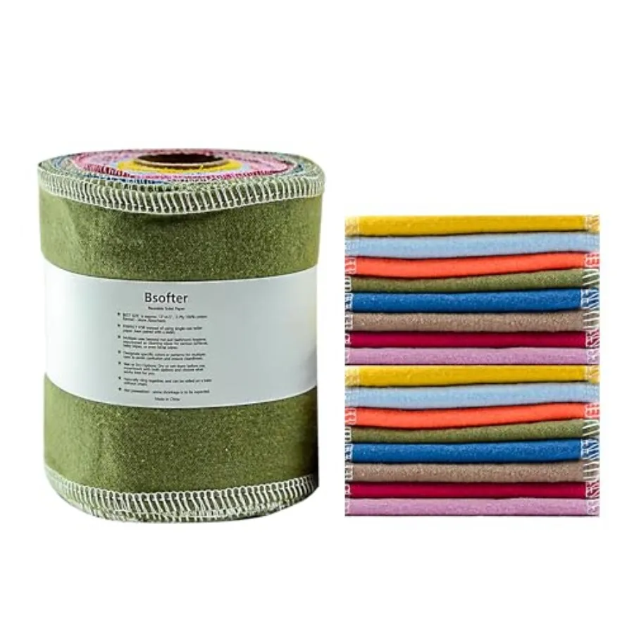 Reusable Toilet Paper Rolls 28 Pcs Reusable Washable Bidet Wipes, Cloth Bidet Towels, Toilet Tissue Camper RV Toilet Paper, Pap
Reusable Toilet Paper Rolls 28 Pcs Reusable Washable Bidet Wipes, Cloth Bidet Towels, Toilet Tissue Camper RV Toilet Paper, Pap