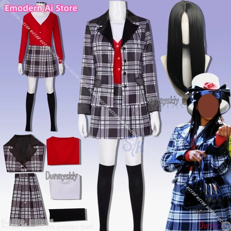 Cher Косплей Cluu Аниме Мода Фильм Людины 코스프레 Y2K Jirai Kei Девушки Плед Возернистый Костюм Пальто Мини Платье Лолита Хэллоуин
Cher Косплей Cluu Аниме Мода Фильм Людины 코스프레 Y2K Jirai Kei Девушки Плед Возернистый Костюм Пальто Мини Платье Лолита Хэллоуин