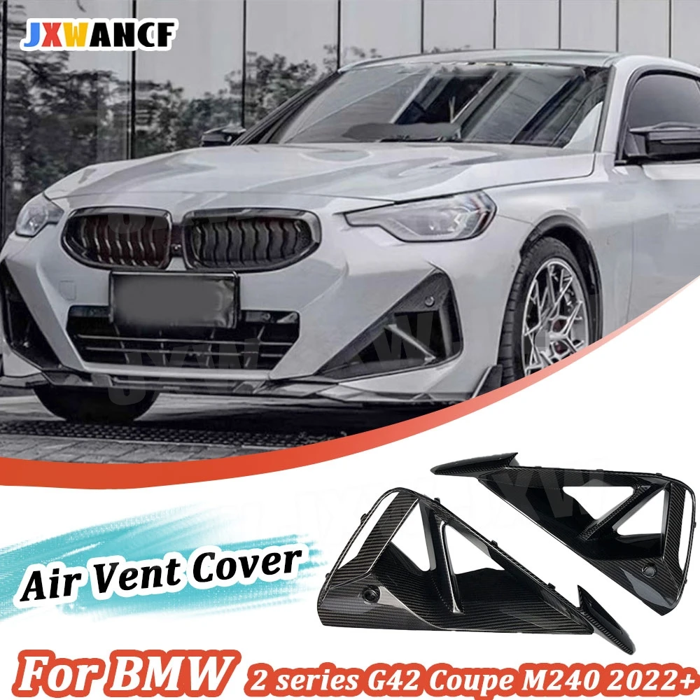 JXWANCF Dry Carbon Fiber Front Fender Splitters for BMW 2 series G42 Coupe M240 M-sport 2022+ FRP Air Vent Outlet Cover Trim
JXWANCF Dry Carbon Fiber Front Fender Splitters for BMW 2 series G42 Coupe M240 M-sport 2022+ FRP Air Vent Outlet Cover Trim