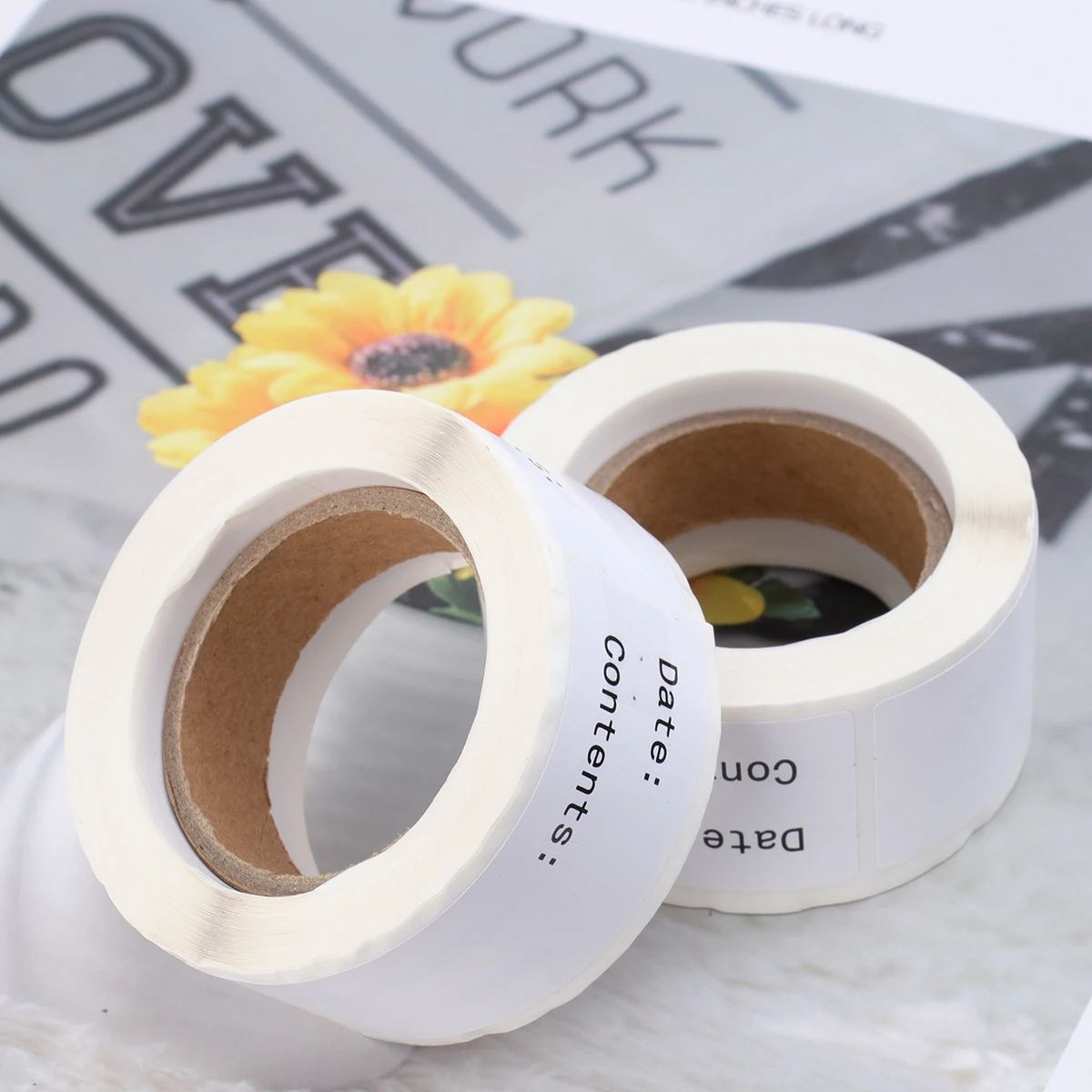 2 Rolls Food Labels DIY Index Sticker Classified Paste Record Date English Kitchen
2 Rolls Food Labels DIY Index Sticker Classified Paste Record Date English Kitchen