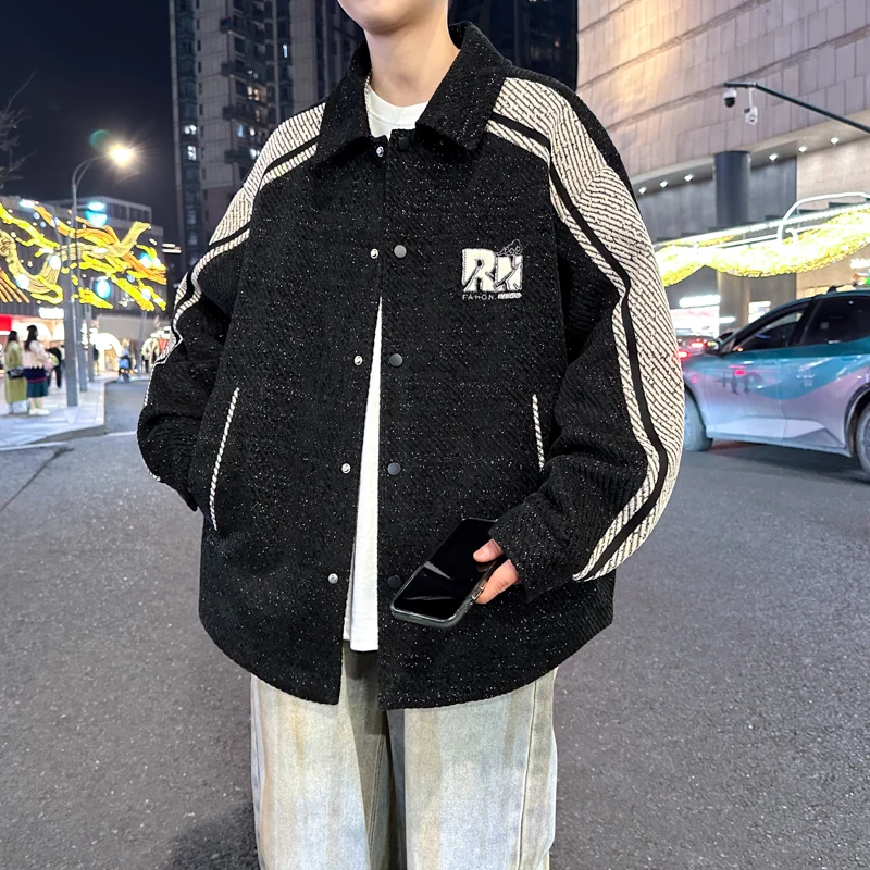 Spring Autumn New Sle Loose Fit Jaet for Boys Casual Faionable Youth Polyester Fiber Long Sve Button up Coat
Spring Autumn New Sle Loose Fit Jaet for Boys Casual Faionable Youth Polyester Fiber Long Sve Button up Coat