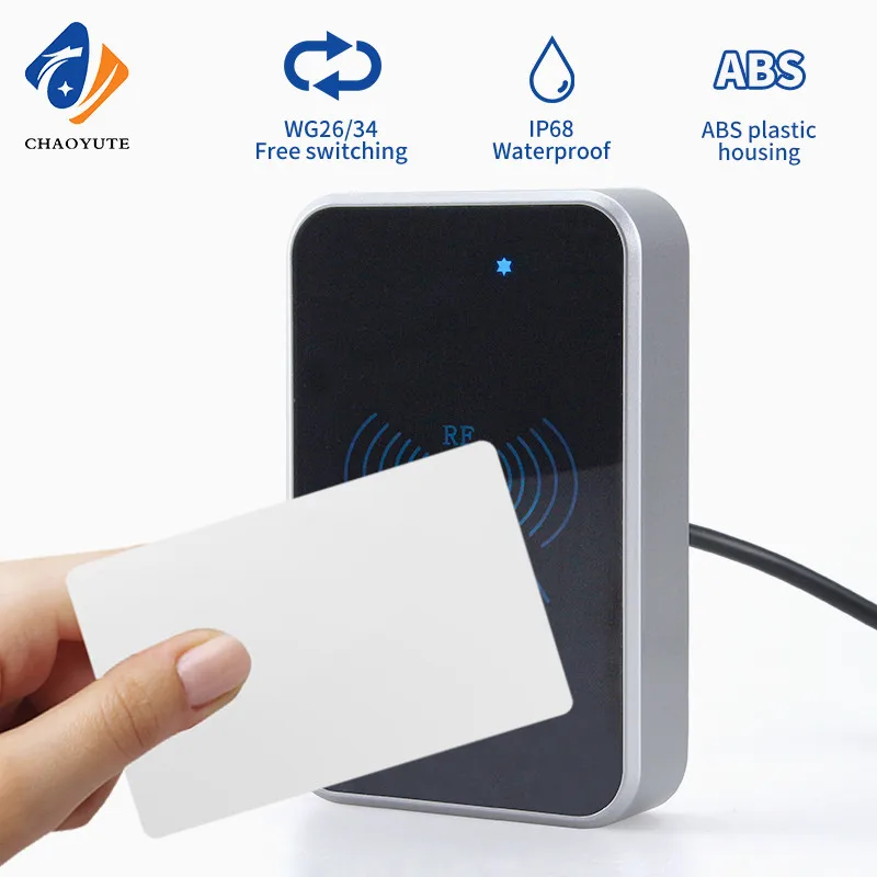 Mifare access card reader125k Wiegand TTL waterproof head DC5-24V/RS485 card sliding RS232 serial port NFC access control system
Mifare access card reader125k Wiegand TTL waterproof head DC5-24V/RS485 card sliding RS232 serial port NFC access control system