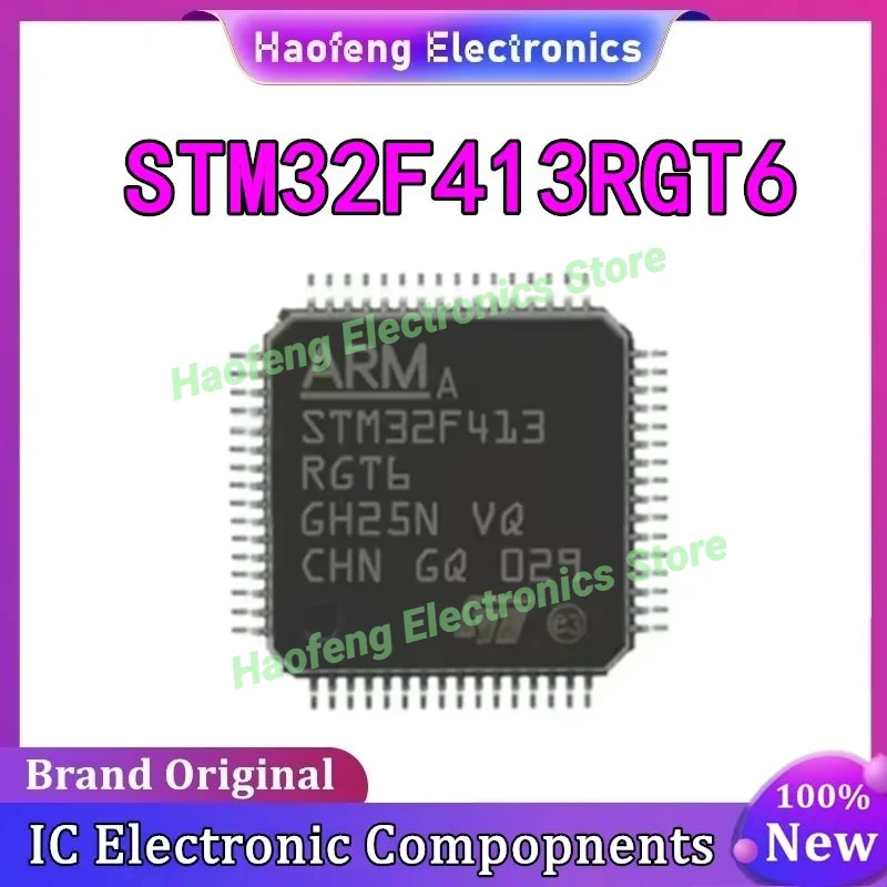 STM32F413RGT6 STM32F413RG STM32F413R STM32F413 STM32F STM32 STM IC MCU Chip LQFP-64 in Stock 100% New Origin
STM32F413RGT6 STM32F413RG STM32F413R STM32F413 STM32F STM32 STM IC MCU Chip LQFP-64 in Stock 100% New Origin