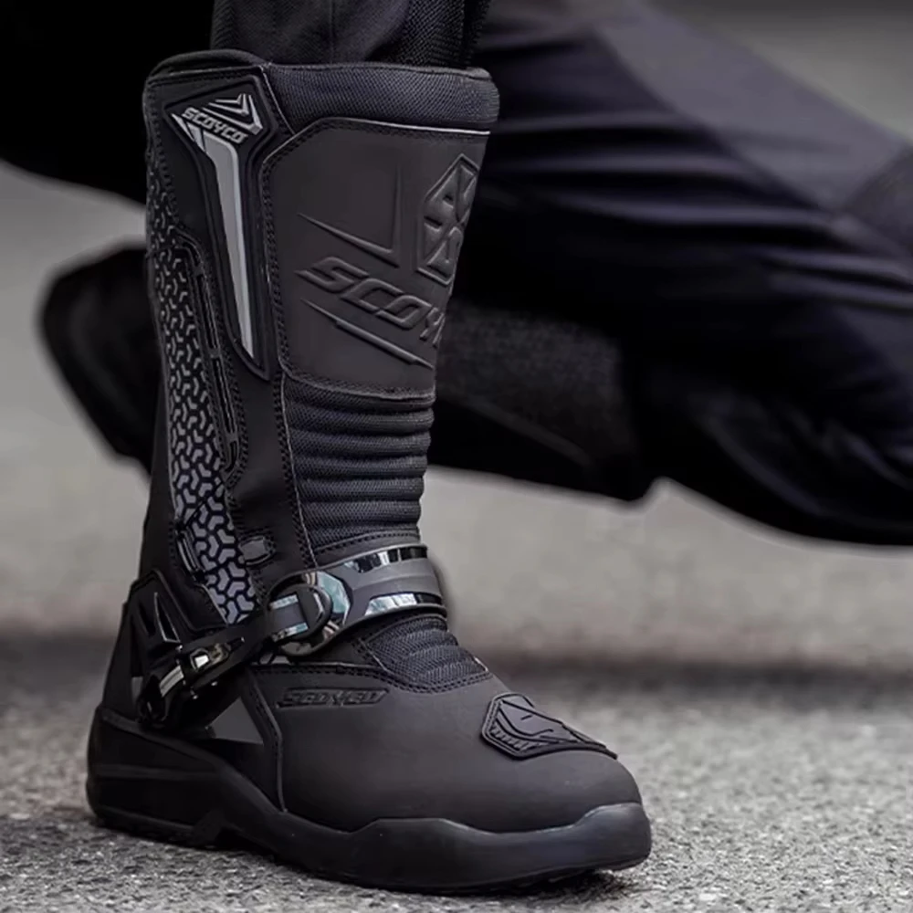 Motocross Boots Non-slip Motorcycle Boots Waterproof Bike Racing Wear Resistant Motocross Shoes Men
Motocross Boots Non-slip Motorcycle Boots Waterproof Bike Racing Wear Resistant Motocross Shoes Men