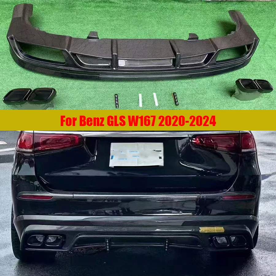For Mercedes Benz GLS Class W167 2020+ Carbon Fiber Back lip Car Rear Bumper Diffuser Splitters Spoiler Back lip Car Accessories
For Mercedes Benz GLS Class W167 2020+ Carbon Fiber Back lip Car Rear Bumper Diffuser Splitters Spoiler Back lip Car Accessories