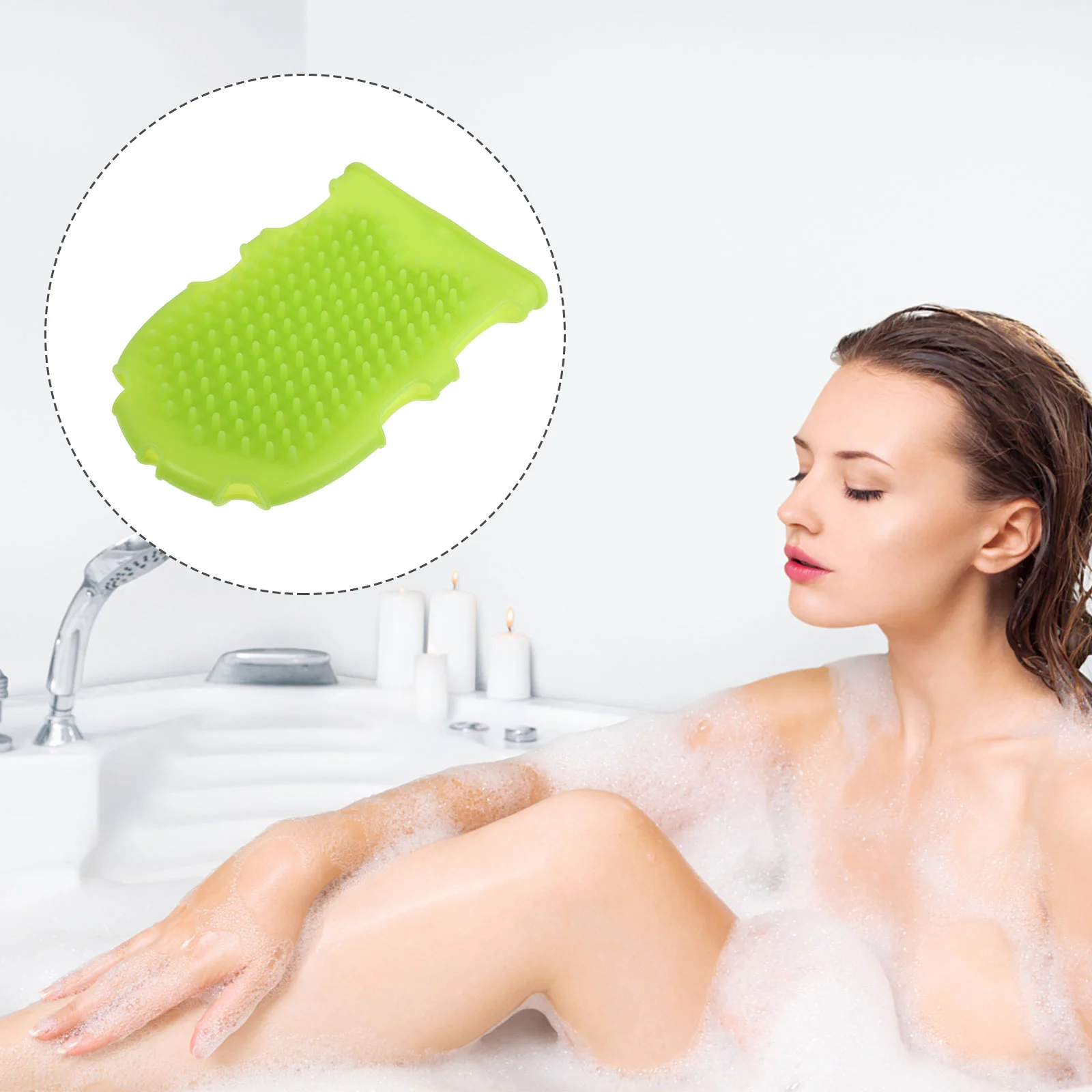 Glove Bath Brush Shape Silicone Body Scrubber Shower Towel Exfoliating Silica Gel
Glove Bath Brush Shape Silicone Body Scrubber Shower Towel Exfoliating Silica Gel