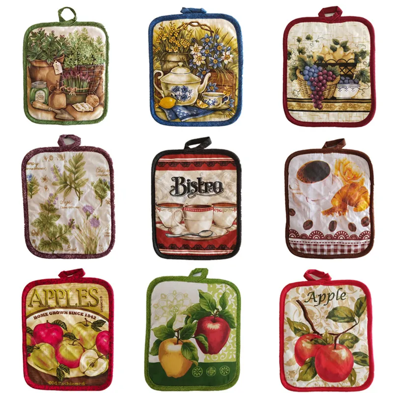 1Pc 17x22cm Rectangle Cotton Heat Resistant Pot Holder Pad Table Mat Placemat Kitchen Baking Tool Party Decor
1Pc 17x22cm Rectangle Cotton Heat Resistant Pot Holder Pad Table Mat Placemat Kitchen Baking Tool Party Decor