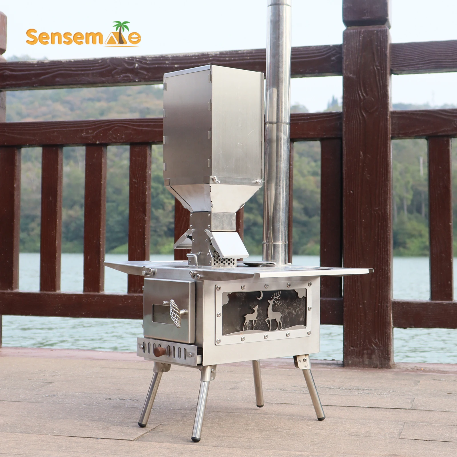 Pellet Tent Stove Outdoor Pellet Fire Heater Portable Fuel Furnace Smokeless Fire Wood Heater for Cooking and Camping Heating
Pellet Tent Stove Outdoor Pellet Fire Heater Portable Fuel Furnace Smokeless Fire Wood Heater for Cooking and Camping Heating