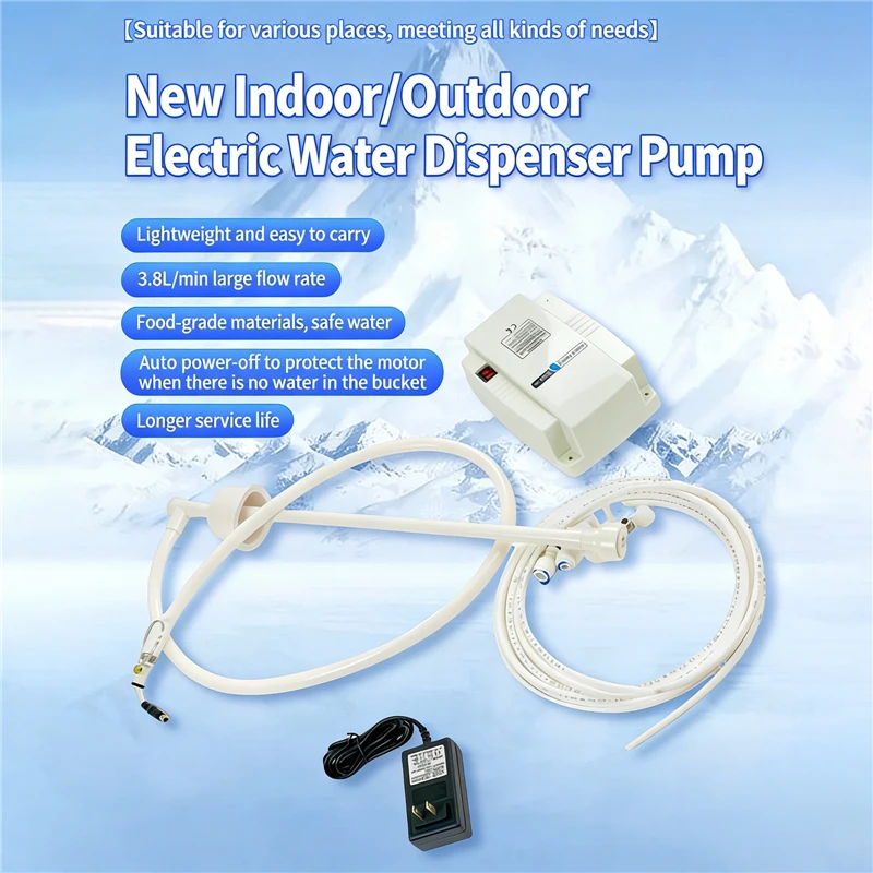 Automatic Self Priming Water Pump 3.8L/min Flow Under Sink Electric Drinking Water Dispenser System for Home Bottled Water Pump
Automatic Self Priming Water Pump 3.8L/min Flow Under Sink Electric Drinking Water Dispenser System for Home Bottled Water Pump