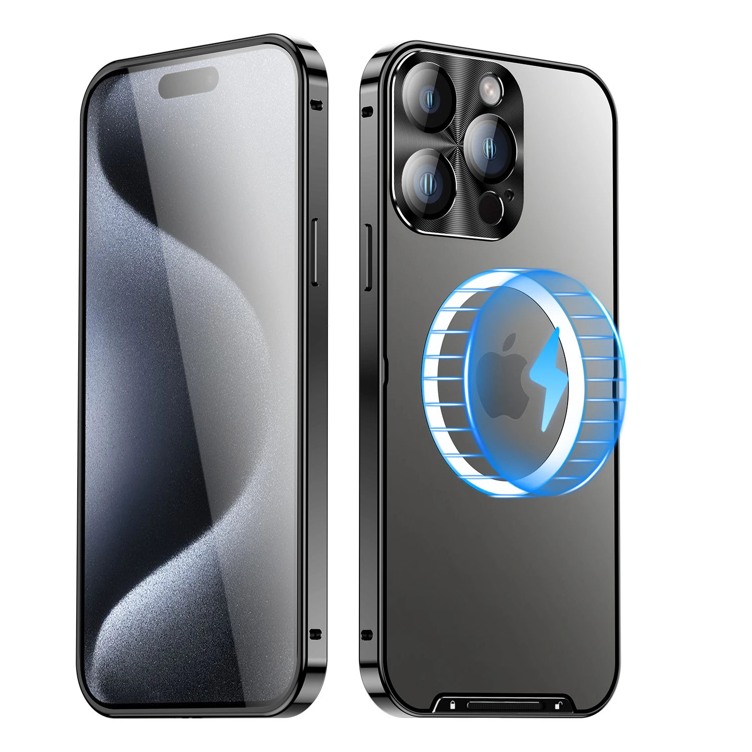 New Streamer Frosted Metal Case For iPhone 13 14 15 16 Pro Max Aluminum Alloy Frame Translucent Frosted Magnetic Core Back Coque
New Streamer Frosted Metal Case For iPhone 13 14 15 16 Pro Max Aluminum Alloy Frame Translucent Frosted Magnetic Core Back Coque