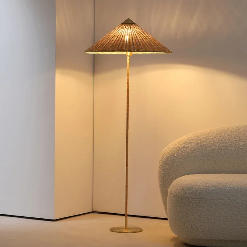 Nordic retro wood woven floor lamp living room bedroom sofa corner standing lamp bedside floor lamp
Nordic retro wood woven floor lamp living room bedroom sofa corner standing lamp bedside floor lamp