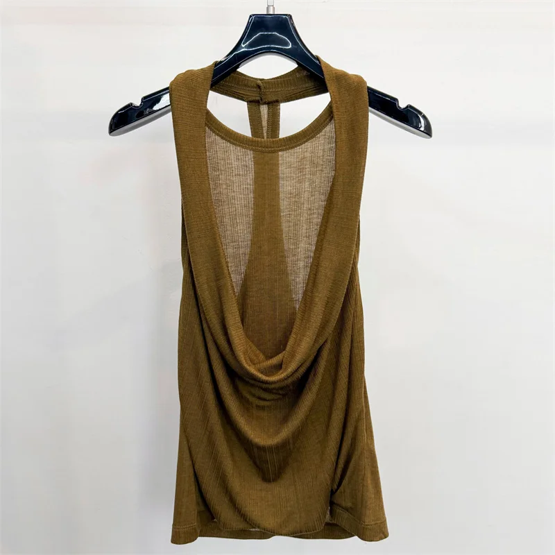 women's vest New elastic knitted slim fit sleeveless top for summer 2026 Backless women's corset y2k tanks top women's t-shirt
women's vest New elastic knitted slim fit sleeveless top for summer 2026 Backless women's corset y2k tanks top women's t-shirt