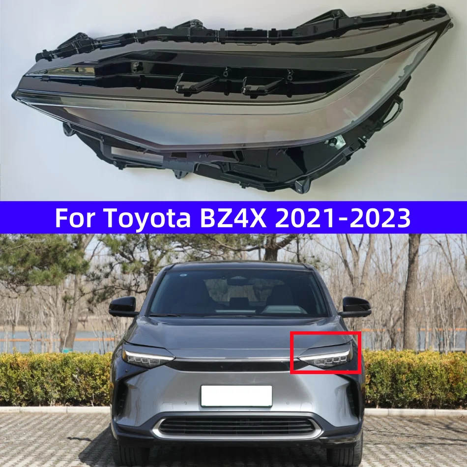 Для Toyota BZ4X 2021 2022 2023, сменная передняя фара автомобиля, прозрачный корпус, крышка лампы, крышка фары, стеклянная крышка объектива
Для Toyota BZ4X 2021 2022 2023, сменная передняя фара автомобиля, прозрачный корпус, крышка лампы, крышка фары, стеклянная крышка объектива