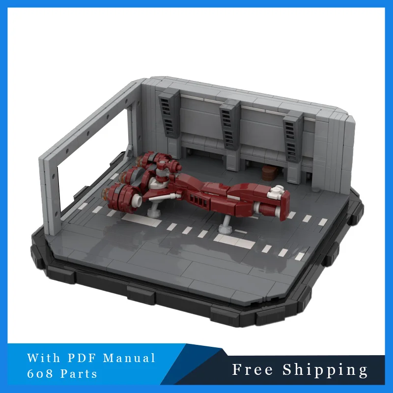 608 Parts MOC Star Batter Series Cruiser Building Blocks Hangar Bricks Model Set For Kids Assembly Display Christmas Gifts Toys
608 Parts MOC Star Batter Series Cruiser Building Blocks Hangar Bricks Model Set For Kids Assembly Display Christmas Gifts Toys