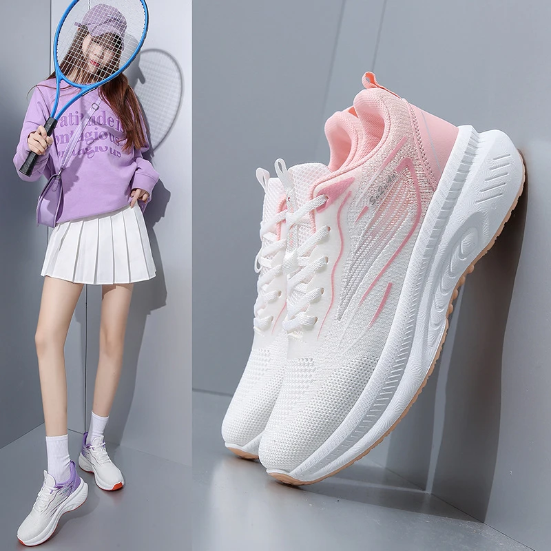 Women's summer mesh lightweight sports shoes, fashionable and versatile, height increasing and breathable outdoor casual shoes
Women's summer mesh lightweight sports shoes, fashionable and versatile, height increasing and breathable outdoor casual shoes