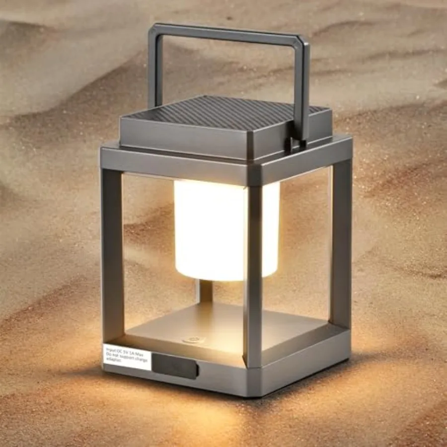 Solar Outdoor Table Lamp: Outdoor Lanterns for Patio WaterproofPortable Rechargeable Solar Lamp
Solar Outdoor Table Lamp: Outdoor Lanterns for Patio WaterproofPortable Rechargeable Solar Lamp