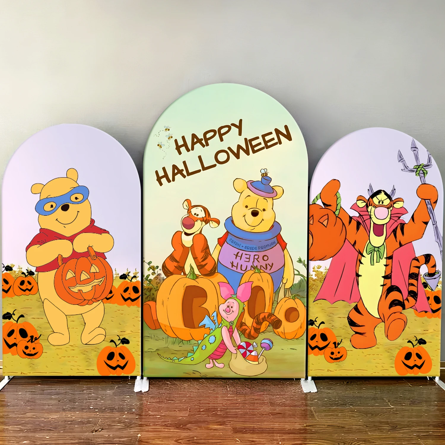 TB Winnie The Pooh Arch Backdrop Cover Happy Halloween for Kids Birthday Party Decor Baby Shower Photo Background Elastic Fabric
TB Winnie The Pooh Arch Backdrop Cover Happy Halloween for Kids Birthday Party Decor Baby Shower Photo Background Elastic Fabric