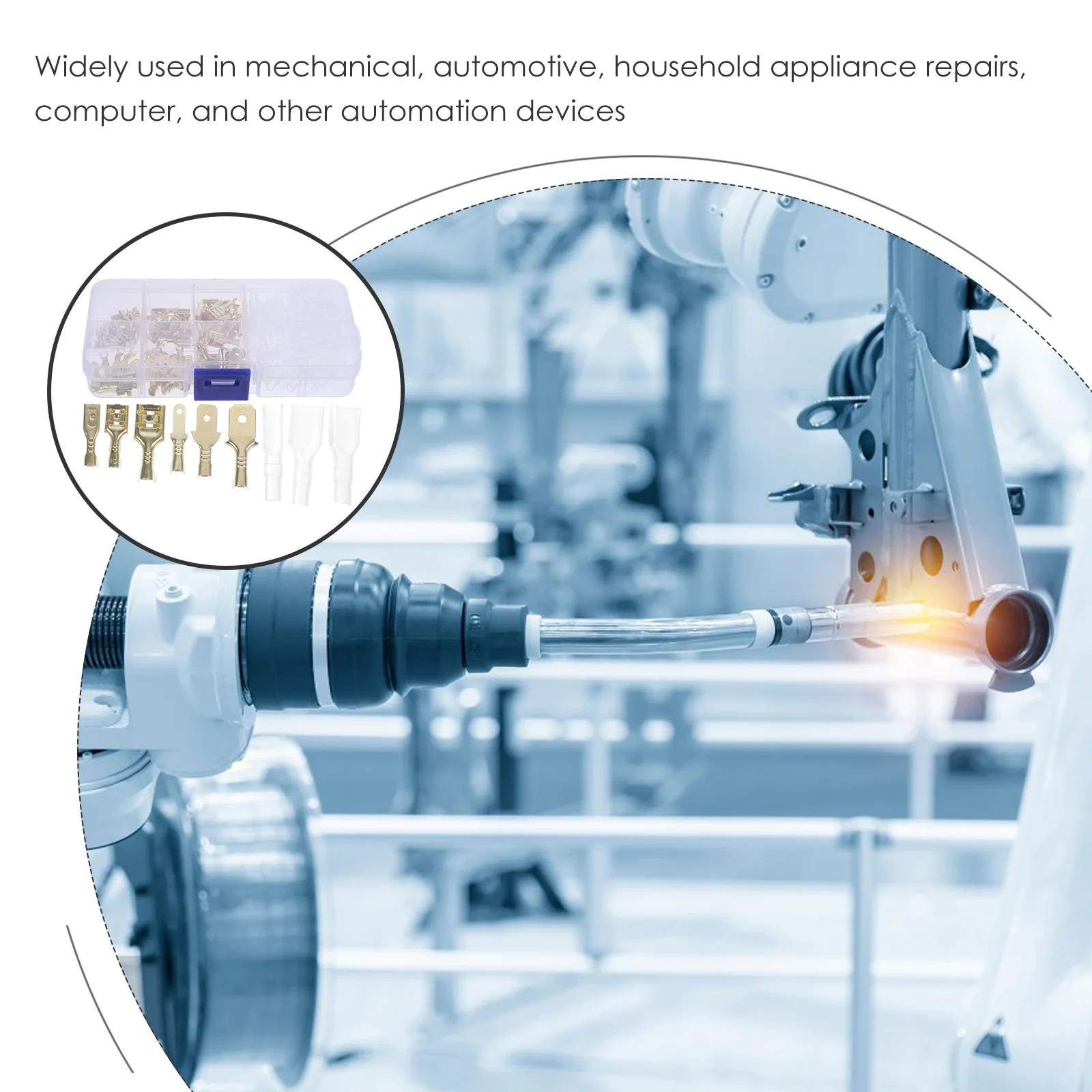 1Set Electrical Insulated Crimp Connectors Spade Connector Assortment for Computer Automation Devices Reliable Speaker Terminal
1Set Electrical Insulated Crimp Connectors Spade Connector Assortment for Computer Automation Devices Reliable Speaker Terminal