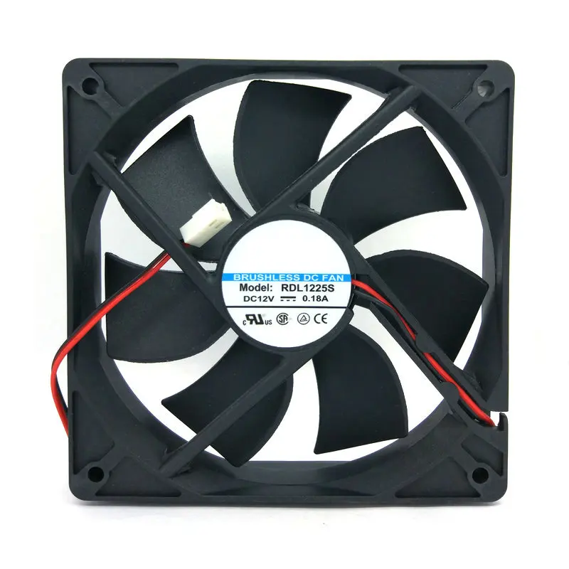 New Original 120x120x25MM 12V 0.18A 12CM RDL1225S Chassis Power Supply Cooling Fan
New Original 120x120x25MM 12V 0.18A 12CM RDL1225S Chassis Power Supply Cooling Fan