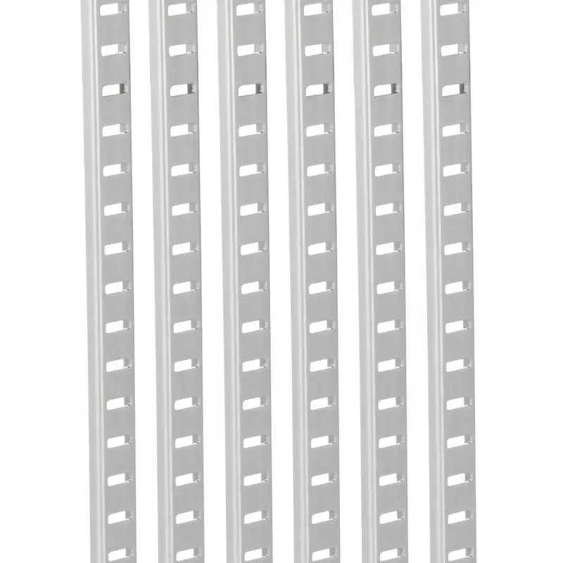 Shelf Pilaster, 36.3-inch 6 Pack, Adjustable Shelf Brackets Steel Mortise Mount Pilaster Strip Standards with 24 Screws, Suitable for Wall Shelving System Cabinet Closet Organization
Shelf Pilaster, 36.3-inch 6 Pack, Adjustable Shelf Brackets Steel Mortise Mount Pilaster Strip Standards with 24 Screws, Suitable for Wall Shelving System Cabinet Closet Organization