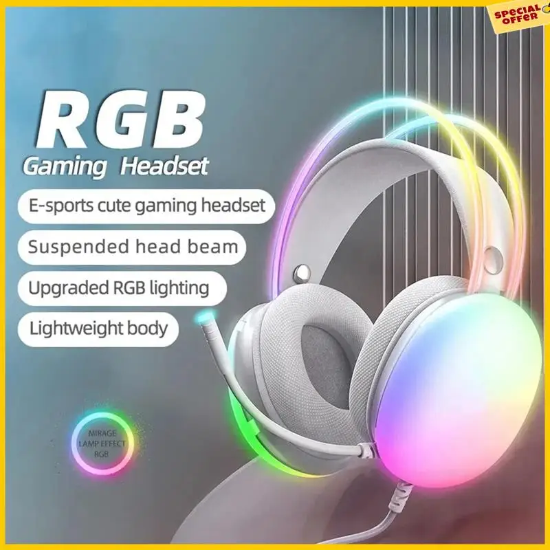A25P Игровая гарнитура ONIKUMA с динамическим освещением RGB Проводная накладная гарнитура с микрофоном с шумоподавлением для ПК
A25P Игровая гарнитура ONIKUMA с динамическим освещением RGB Проводная накладная гарнитура с микрофоном с шумоподавлением для ПК