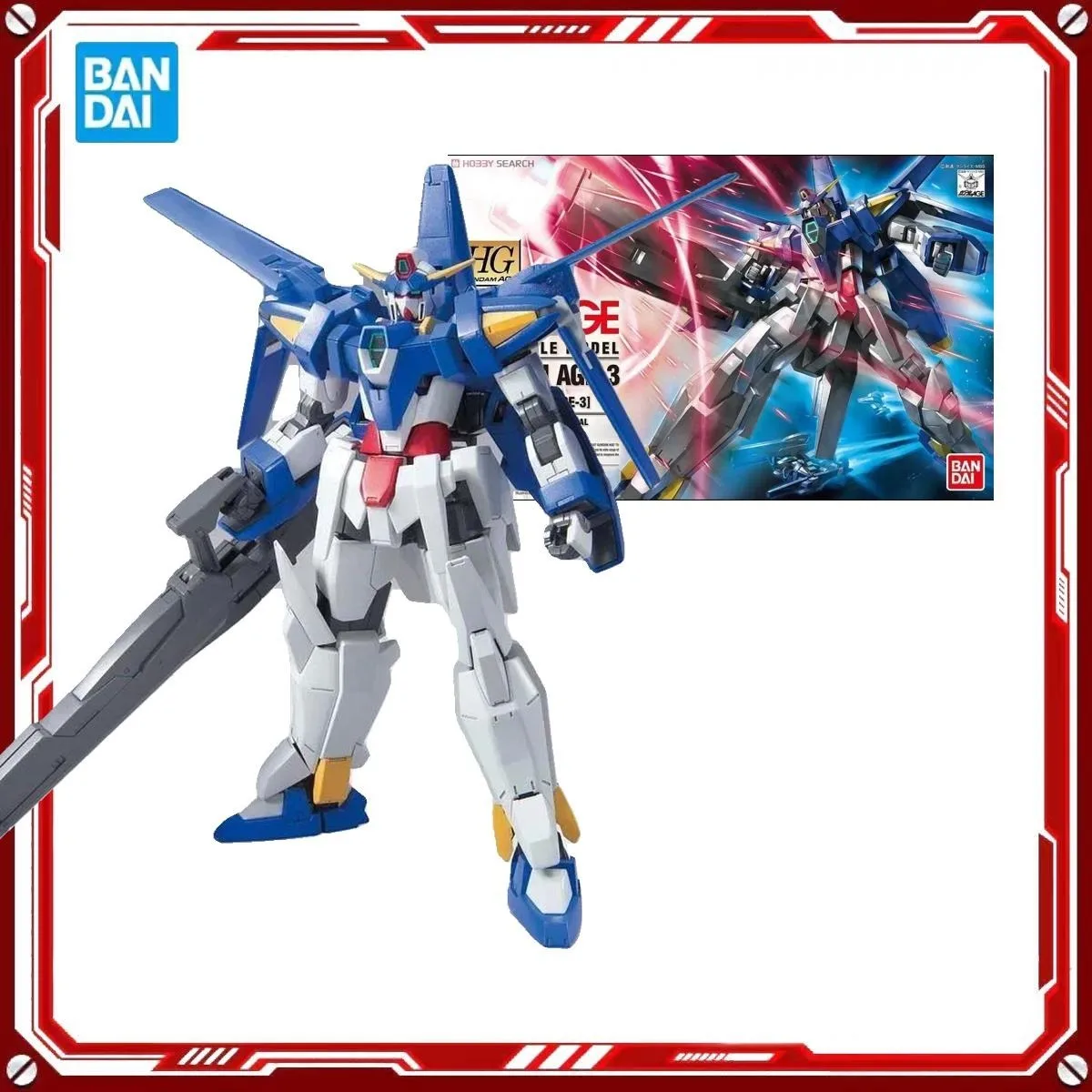 Genuine Bandai Original Figure Model Kits HG AGE 1/144 21 Age-3 NORMAL Anime Figures Action Model Toys Gifts Gift for Boy girl
Genuine Bandai Original Figure Model Kits HG AGE 1/144 21 Age-3 NORMAL Anime Figures Action Model Toys Gifts Gift for Boy girl