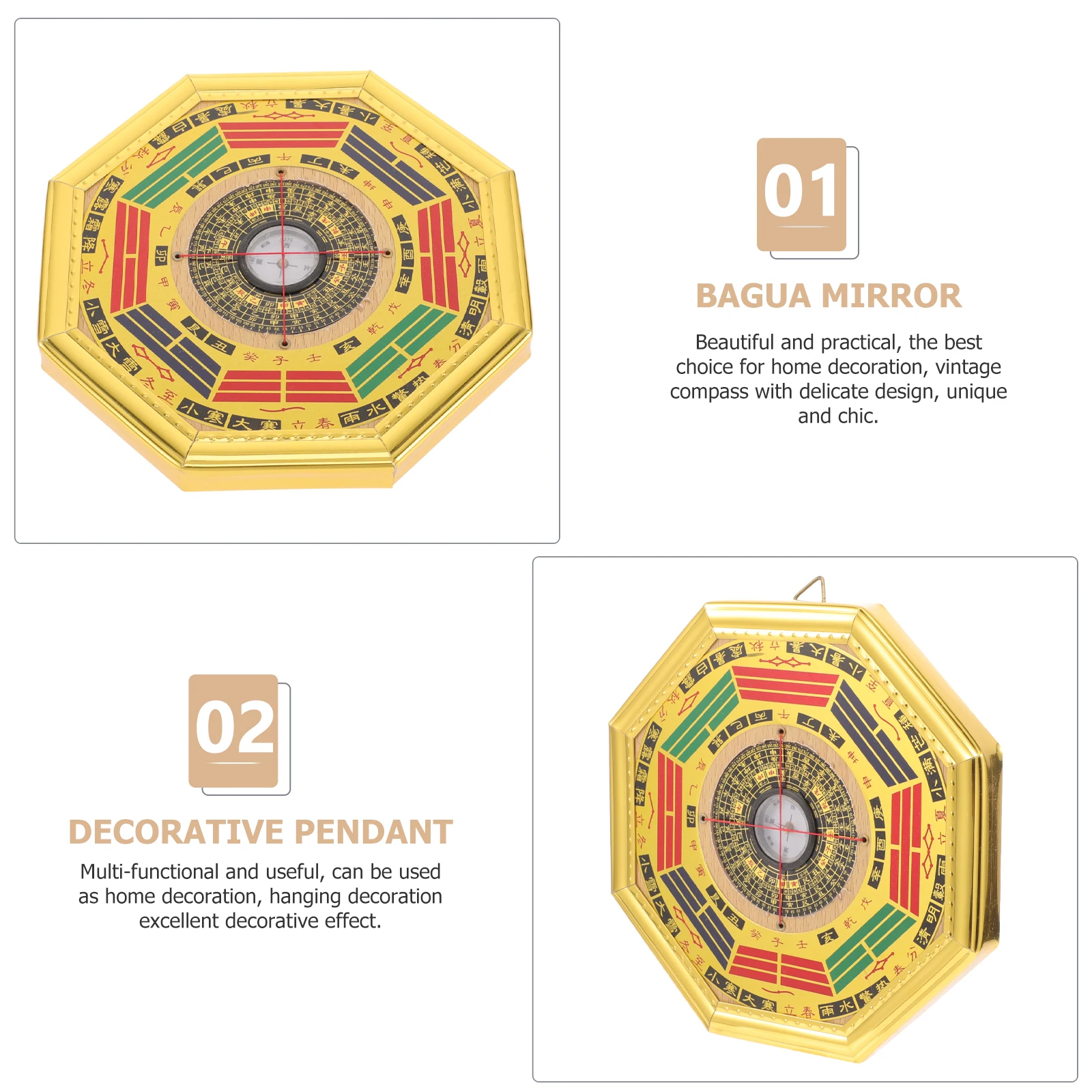 Medium Feng Shui Compass Eight Trigrams Mirror Decorative Home Hanging Vintage Divination Tool Portable Crafts
Medium Feng Shui Compass Eight Trigrams Mirror Decorative Home Hanging Vintage Divination Tool Portable Crafts