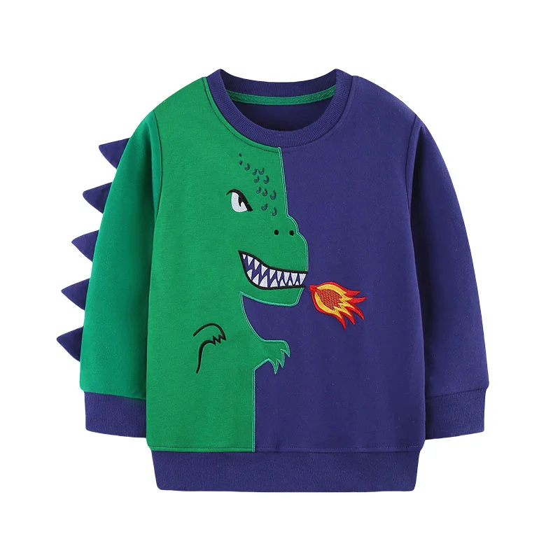 Jumping Meters 2-7T Dinosaurs Embroidery Cotton Boys Sweatshirts Children's Sport Shirts Long Sleeve Kids Autumn Spring Clothes
Jumping Meters 2-7T Dinosaurs Embroidery Cotton Boys Sweatshirts Children's Sport Shirts Long Sleeve Kids Autumn Spring Clothes
