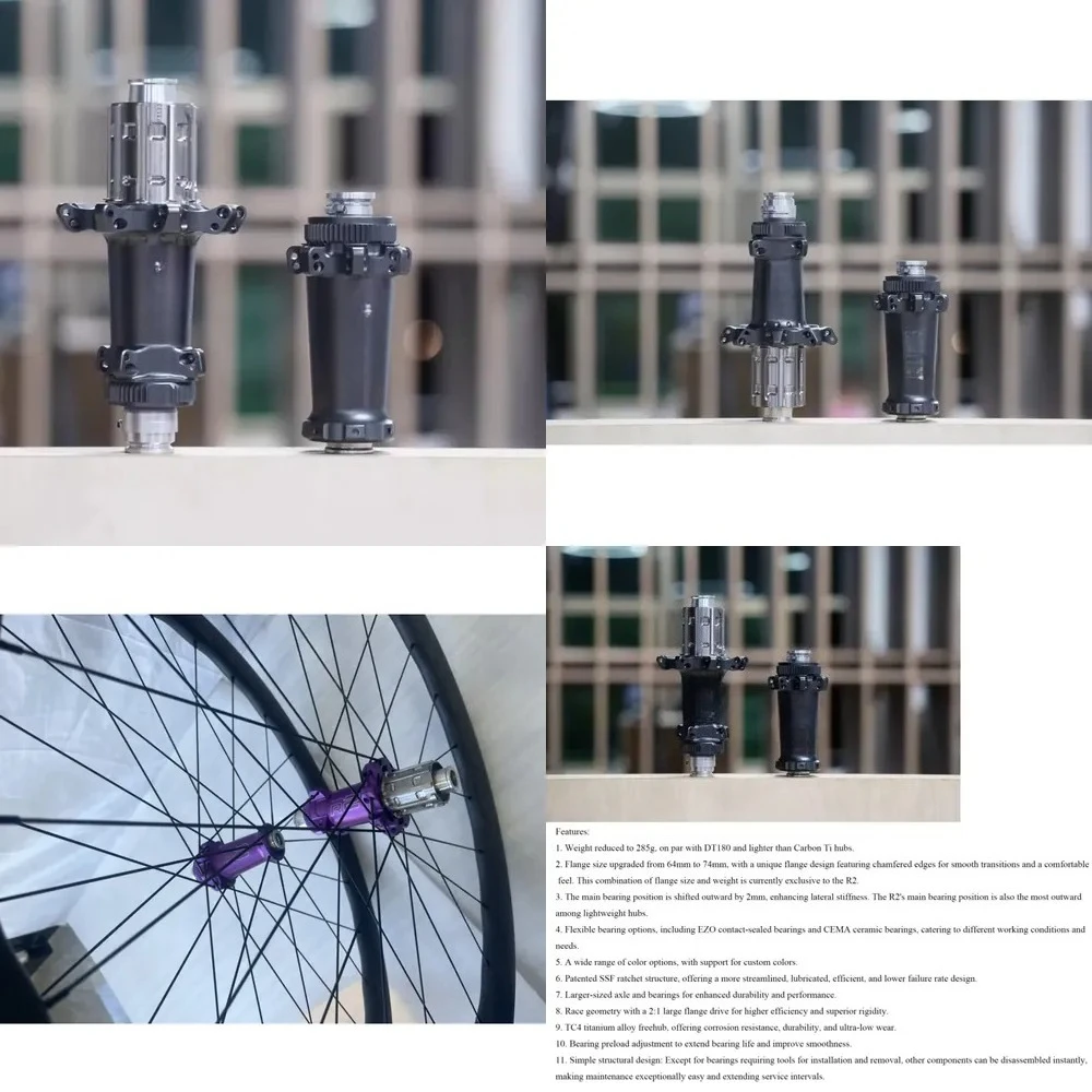 AP01 New Patent Ratchet 54/72T Road Bike Hub for Disc Brake Hub 24 Holes Disc Center F15*100mm 12*100mm R12*142mm Thru
AP01 New Patent Ratchet 54/72T Road Bike Hub for Disc Brake Hub 24 Holes Disc Center F15*100mm 12*100mm R12*142mm Thru