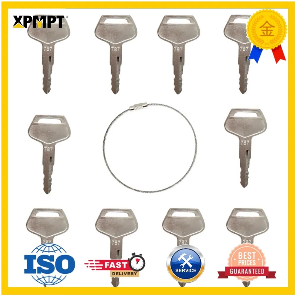 TR261434 Ignition Keys 787 ELI80-0115 10pcs For John Deere Tractor 650-1450 For Komatsu Excavator
TR261434 Ignition Keys 787 ELI80-0115 10pcs For John Deere Tractor 650-1450 For Komatsu Excavator