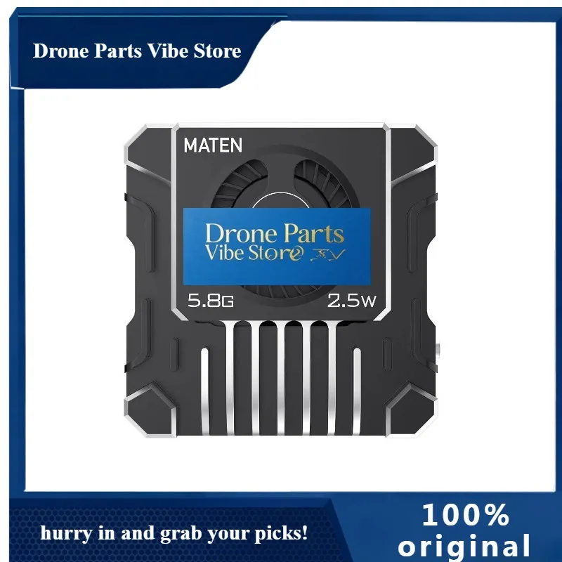 Drone Parts 1pcs New GEPRC MATEN 5.8G 2.5W VTX PRO 72CH, 25-2500mW 5-Speed Power & IRC Tramp OSD For FPV Long Range Drone
Drone Parts 1pcs New GEPRC MATEN 5.8G 2.5W VTX PRO 72CH, 25-2500mW 5-Speed Power & IRC Tramp OSD For FPV Long Range Drone
