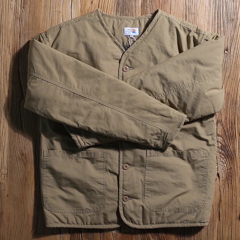 Retro Japanese Sle ex Cotton Jaet Diamond Pattern Outdoor Sports Coat Thiened Stand Fit ort Sve Casual Wear
Retro Japanese Sle ex Cotton Jaet Diamond Pattern Outdoor Sports Coat Thiened Stand Fit ort Sve Casual Wear