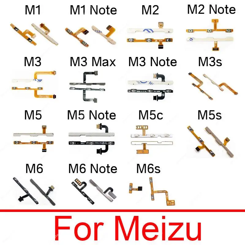 Гибкий кабель громкости и включения питания для Meizu Meilan M1 M2 M3 M3s M5 M5s M5c M6 M6S Max Note, кнопка переключения, боковая гибкая лента, ремонт
Гибкий кабель громкости и включения питания для Meizu Meilan M1 M2 M3 M3s M5 M5s M5c M6 M6S Max Note, кнопка переключения, боковая гибкая лента, ремонт
