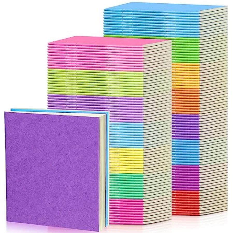 150 Pack Mini Notebooks Bulk Small Blank Pocket Notepad for 4 x 4 Inch Unlined Journals Sketchbooks Students Gifts School Party
150 Pack Mini Notebooks Bulk Small Blank Pocket Notepad for 4 x 4 Inch Unlined Journals Sketchbooks Students Gifts School Party