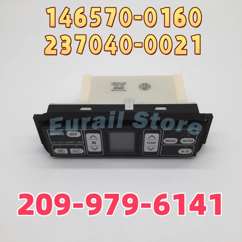Excavator A/C Control Panel switch For Komatsu PC200-7/220-7/300/350-7 ,146570-0160 237040-0021 air conditioning 209-979-6141
Excavator A/C Control Panel switch For Komatsu PC200-7/220-7/300/350-7 ,146570-0160 237040-0021 air conditioning 209-979-6141