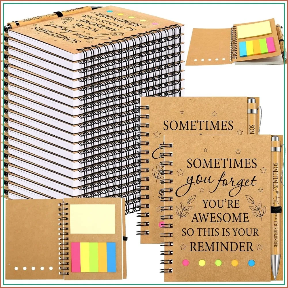 100 Pcs Employee Appreciation Gifts Inspirational Set Mini Spiral Notebooks with Pen Motivational Thanks Gift for Staff Coworkers
100 Pcs Employee Appreciation Gifts Inspirational Set Mini Spiral Notebooks with Pen Motivational Thanks Gift for Staff Coworkers